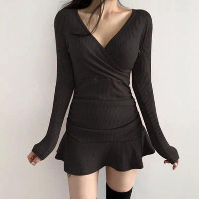 Vestido Ondas Negras